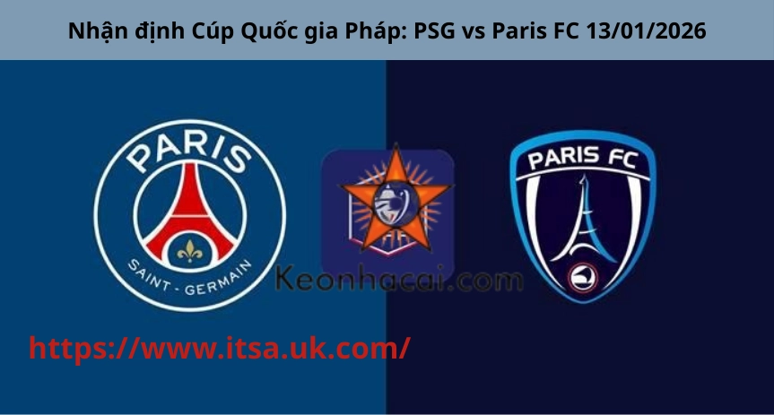 Nhận định Cúp Quốc gia Pháp: PSG vs Paris FC 13/01/2026